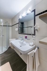 Koupelna v ubytování Wellness- und Wohlfühlhotel Waldeck