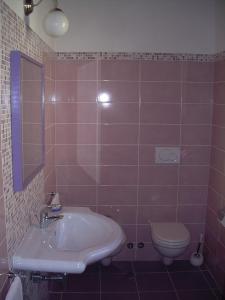 Koupelna v ubytování Hotel Samarcanda