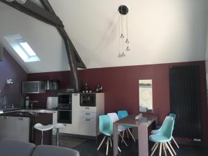 Η κουζίνα ή μικρή κουζίνα στο Loft P'tite Pomme Azay le Rideau