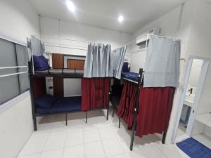 a room with two bunk beds in a room at Dive In Koh Tao in Ko Tao +10 photos