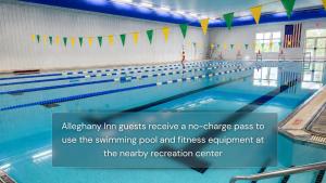 a swimming pool with a swimming poolfficientfficientfficientfficientfficientfficientfficientfficientfficient at Alleghany Inn Blue Ridge in Sparta