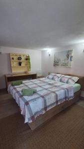 a bedroom with a large bed in a room at Olga 112 in Bar