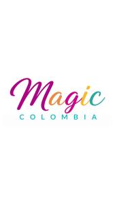 a logo for magee ciao nightclub at Magic Colombia in El Porvenir