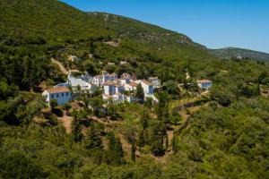 a large house on top of a mountain at Private Hot Tub All Year Round - 25 min Lisbon in Setúbal