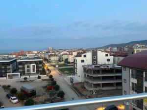 a view of a city with buildings and a street at Barış hotel in Alasehir
