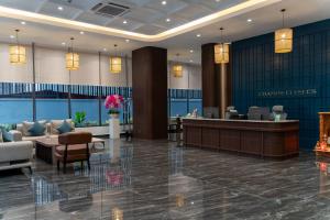 a lobby of a clinic with a waiting room at Champs Elysees Hotel & Suites in Phnom Penh +75 photos