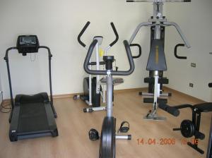 Fitness centrum a/nebo fitness zařízení v ubytování Hotel Trieste