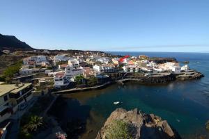 an aerial view of a town on the water at Bajo junto al mar en El Tamaduste in Tamaduste