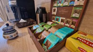 a box of food sitting on top of a table at Agroturystyka Klekusiowo in Bolesławiec +35 photos