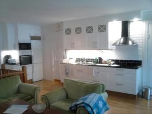 Kuchyň nebo kuchyňský kout v ubytování Södra Lund B&B