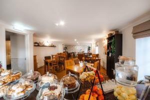 a table with a bunch of food on it at Redesdale Arms in Otterburn