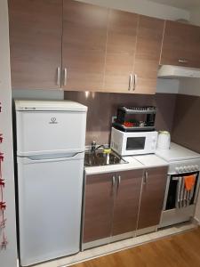 Kuchyň nebo kuchyňský kout v ubytování Studio Apartment Ena S