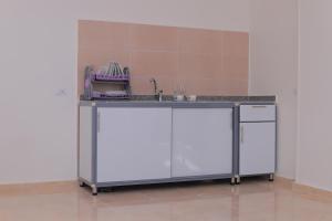 a kitchen counter with a sink and a dishwasher at sunrise house in Luxor
