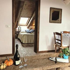 En eller flere senger på et rom på Casa Tentoni - Guest House