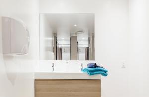 Um banheiro em Alt Hostel