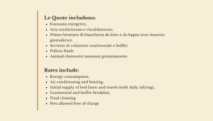 a page of a document with the words le queue introductions at Hotel with breakfast included in Palau in Proiettore