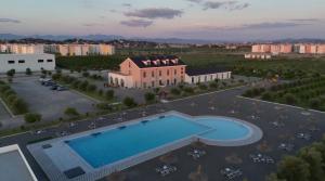 a rendering of a resort with a swimming pool at Clean City Agrotourism in Durrës