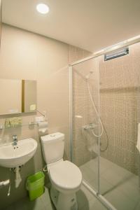 Vonios kambarys apgyvendinimo įstaigoje Chia Kon Hotel