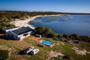 an aerial view of a house with a swimming pool at De Hoop Collection in De Hoop Nature Reserve