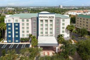 an aerial view of the spartan suites hotel at SpringHill Suites by Marriott - Tampa Brandon in Tampa