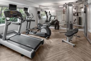 a gym with two treadmills and a treadmill at ARC Hotel, Washington DC, Series by Marriott in Washington, D.C. +75 photos