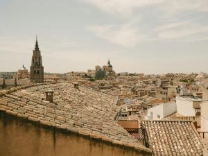 a view of a city from the roof of a building at Sercotel Toledo Imperial in Toledo