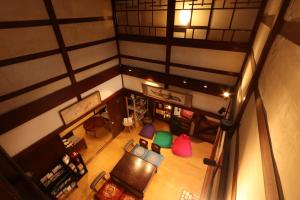 an overhead view of a living room with a couch at 龍助25 Ryusuke25 in Komatsu