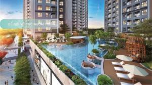 a rendering of a resort with a swimming pool at HERE Stay in An Khê
