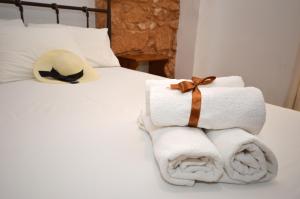 Galini Hotel Bed and Breakfast客房内的一张或多张床位