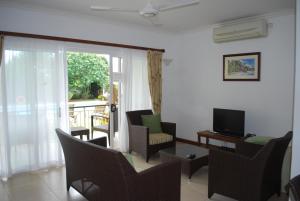 Posezení v ubytování Marie Laure Suites