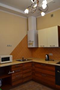 Kuchnia lub aneks kuchenny w obiekcie Apartment on Gogolya 23A