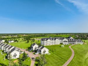 an aerial view of a large estate with houses at Rodd Crowbush Golf & Beach Resort in Morell