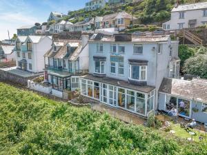 an aerial view of a house on a hill at 4 Bed in Looe oc-l30051 in Looe