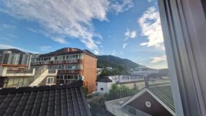 a view from the window of a building at 케이앞산 하우스 in Daegu