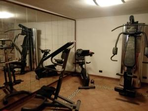 Fitness centrum a/nebo fitness zařízení v ubytování Relais Villa Lézard