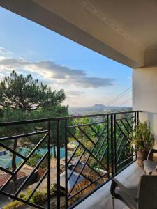 a view from the balcony of a house at Chinyonga Guesthouse in Limbe