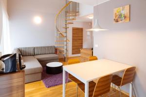 Et opholdsområde på Maline Apartments