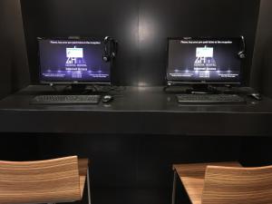 제네바 호스텔 TV 또는 엔터테인먼트 센터