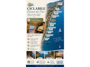 a brochure for a yacht club resort at Vista Mare in Cipressa +2 photos