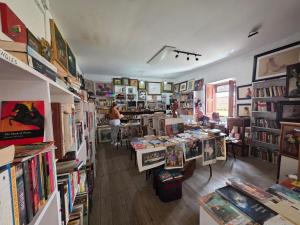 a book store with a lot of books on display at Republicano Hostal in Jericó