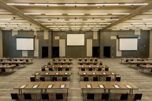 a large room with desks and whiteboards in it at Alila Mayakoba by Hyatt in Playa del Carmen +113 photos