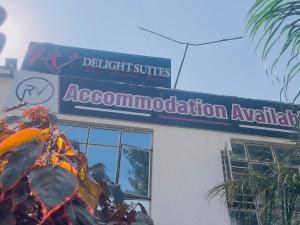a sign for an acronimation activation at Rv delight suite in Nairobi