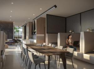 Svetainės erdvė apgyvendinimo įstaigoje Vida Hotel & Residences