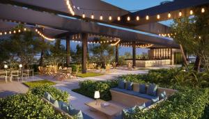 Sodas prie apgyvendinimo įstaigos Vida Hotel & Residences