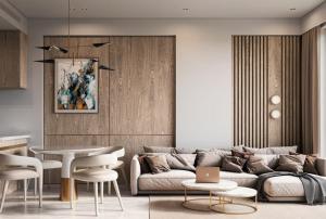 Svetainės erdvė apgyvendinimo įstaigoje Vida Hotel & Residences dar 10 nuotraukų
