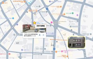a map with a police car on it at HOOD - Vacation STAY 19682v in Amami +1 photo