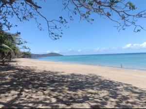a view of a beach with a person in the water at Ouzouri Wa Lijou in Mzouazia