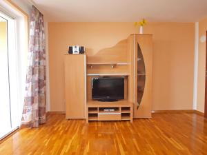TV a/nebo společenská místnost v ubytování Apartments Denis 19
