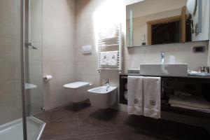 Koupelna v ubytování Hotel Vedig