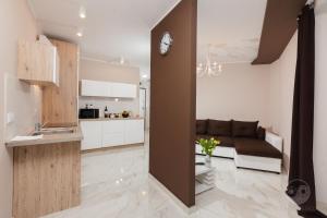 Kuchyňa alebo kuchynka v ubytovaní Apartment Royal II